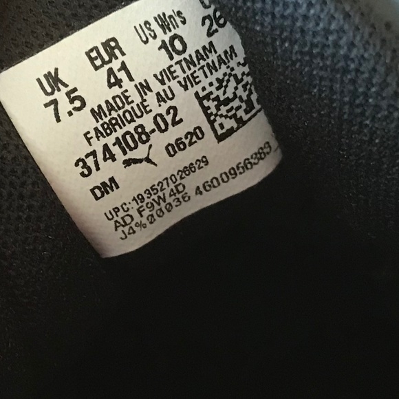 PUMA CALI BLACK SNAKE PLATFORM WEDGE SNEAKER - Picture 10 of 11